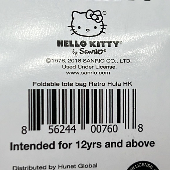Hello Kitty foldable tote from Hawaii - Picture 2 of 4